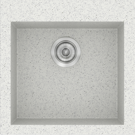 Sanitec Νεροχύτης 339 Classic 50×50 339-01-Granite-White
