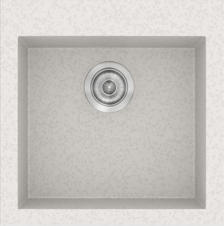 Sanitec Νεροχύτης 339 Classic 50×50 339-14-Metallic-Ice