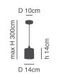 SE21-BL-B10-SH3 ADEPT PENDANT Brown Shade Pendant+ HOMELIGHTING 77-9011
