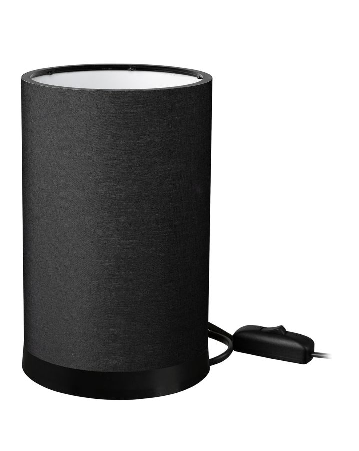 ΠΟΡΤΑΤΙΦ ΚΥΛΙΝΔΡΙΚΟ ΑΜΠΑΖΟΥΡ TL-07/H-03 ΜΑΥΡΟ-BLACK  Ε/27 Heronia 14-0313