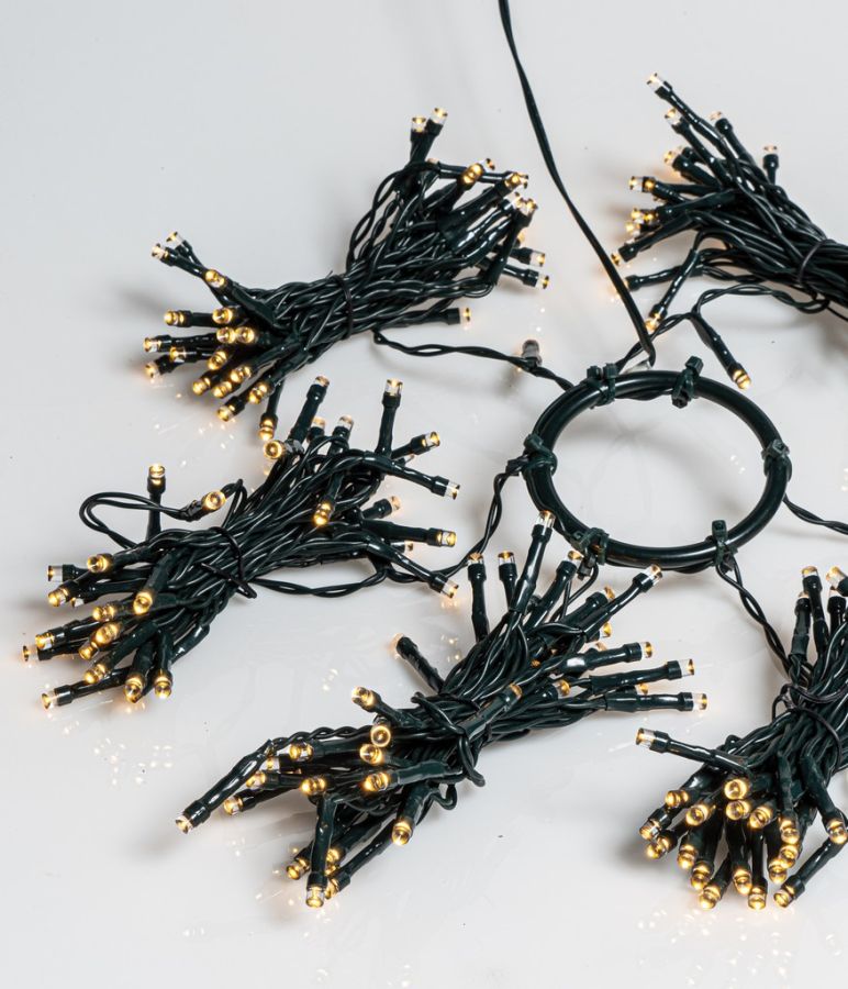 450Led Λαμπάκια Χταπόδι Με 10 Πλοκάμια Με Μετασχηματιστή Ip44 Και Πρόγραμμα,Πράσινο Καλώδιο/Θερμό Λαμπάκι (7cm Απόσταση) 3,15 Μέτρα (Kelvin: 2.500 - 3.000) Lianos 63428