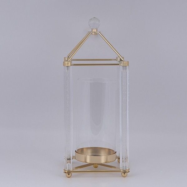 ΦΑΝΑΡΙ ΜΕΤΑΛΛΙΚΟ ΧΡΥΣΟ 15x38cm Eurolamp 819-01039