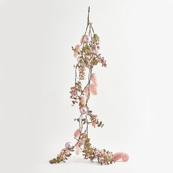 ΚΛΑΔΑ, ΜΕ ΡΟΖ ΚΟΥΚΟΥΝΑΡΙΑ, 110cm Eurolamp 600-45896