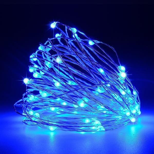 ΣΕΙΡΑ, 100 ΜΙΝΙ LED, ΣΤΑΘΕΡΟ, 4,5V, ΜΕ ΜΕΤΑΣΧΗΜΑΤΙΣΤΗ, ΠΡΟΕΚΤΑΣΗ ΠΑΡΟΧΗΣ 500cm, ΑΣΗΜΙ ΧΑΛΚΟΣ, ΜΠΛΕ LED, ANA 10cm, ΙΡ44 Eurolamp 600-11722