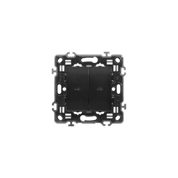 ΒΑΣΗ ΜΕΤΑΛΛΙΚΗ 2 ΘΕΣΕΩΝ LEON Eurolamp 152-20800