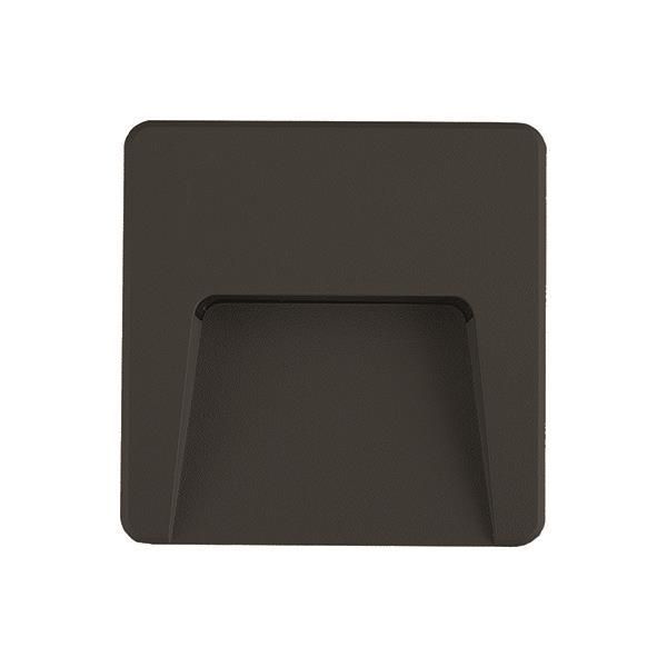 ΦΩΤΙΣΤΙΚΟ ΤΟΙΧΟΥ SLIM LED 3W IP65 230V 3CCT 120X120mm PRO ΜΑΥΡΟ ARTE ILLUMINA Eurolamp 145-52099
