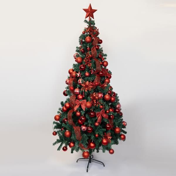 ΣΤΟΛΙΣΜΟΣ ΔΕΝΤΡΟΥ, ΚΟΚΚΙΝΟ, ΣΕΤ 120ΤΜΧ Eurolamp 600-46515