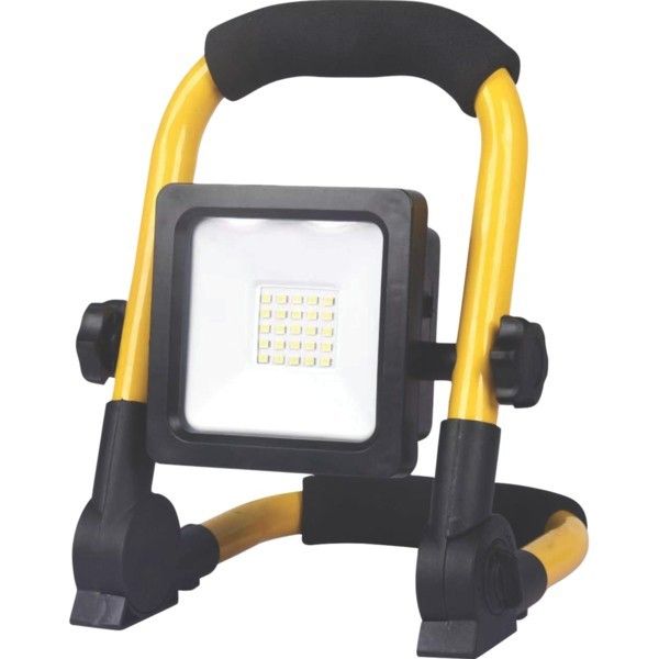 ΠΡΟΒΟΛΕΑΣ ΕΠΑΝΑΦΟΡΤΙΖΟΜΕΝΟΣ LED SMD 20W 6500K IP54 ΚΙΤΡΙΝΟΣ PLUS Eurolamp 147-69243