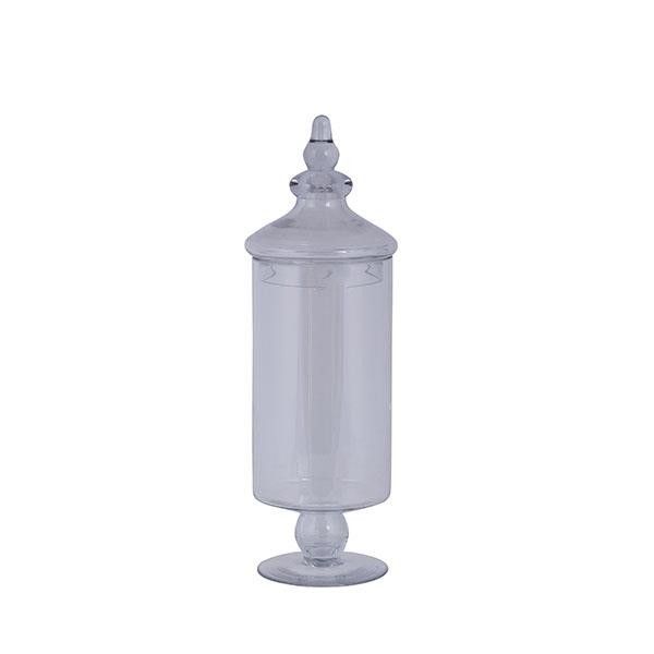 ΦΟΝΤΑΝΙΕΡΑ ΓΥΑΛΙΝΗ ΔΙΑΦΑΝΗ 14.6x14.6x40cm Eurolamp 819-01465