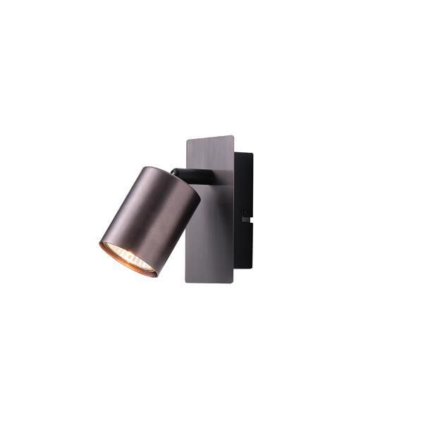 ΣΠΟΤ ΑΛΟΥΜΙΝΙΟ 1XGU10 Max 7W 120X120mm ΓΚΡΙ ARTE ILLUMINA LUXY Eurolamp 145-25265