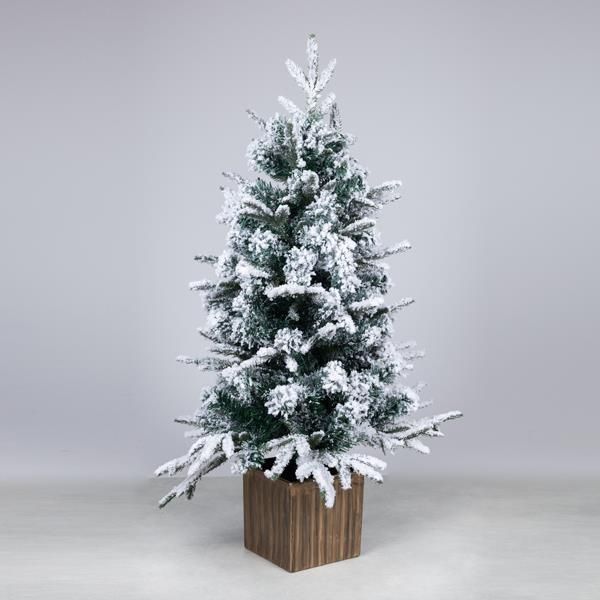 ΔΕΝΤΡΑΚΙ ΧΙΟΝΙΣΜΕΝΟ, PE KAI PVC, ΣΕ ΓΛΑΣΤΡΑΚΙ, 90cm Eurolamp 600-30658