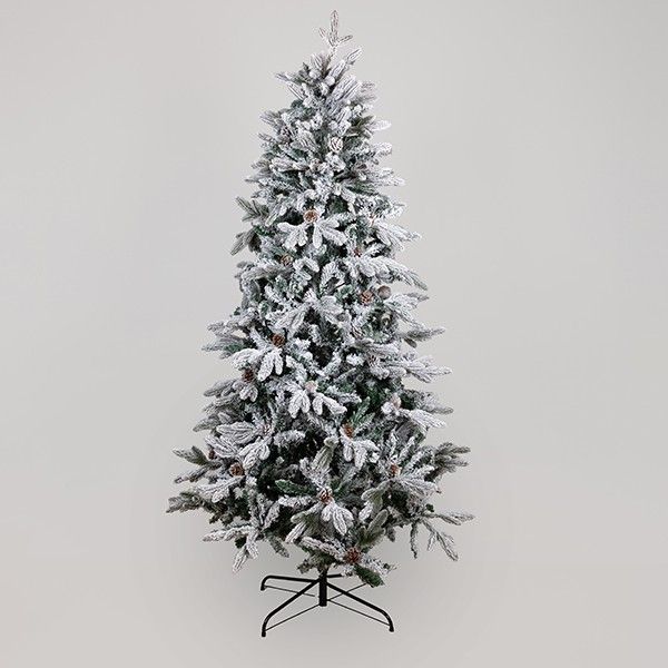 ΔΕΝΤΡΟ ΧΙΟΝΙΣΜΕΝΟ ΜΕ ΚΟΥΚΟΥΝΑΡΙΑ ΑΘΗΝΑ MIXED 240cm Eurolamp 600-30684