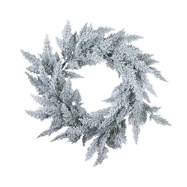 ΣΤΕΦΑΝΙ SNOWVEIL PE 60cm Eurolamp 600-30730