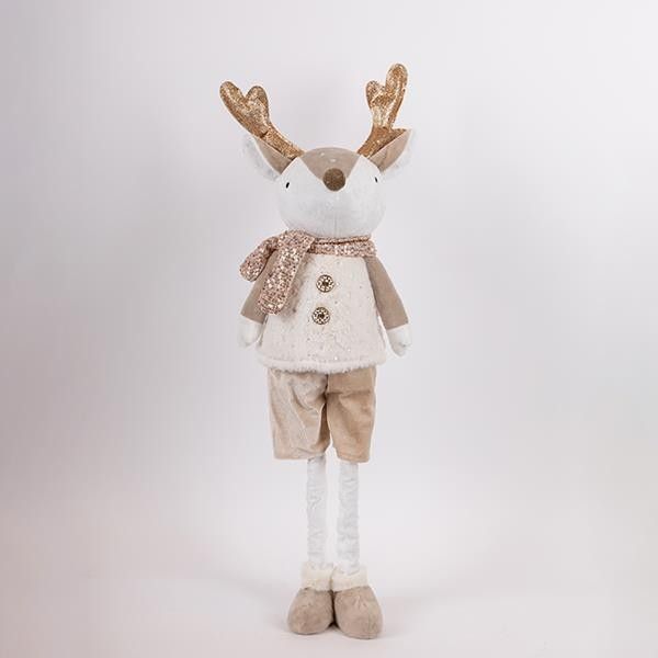 ΑΝΤΡΑΣ ΤΑΡΑΝΔΟΣ, ΜΕ ΣΑΜΠΑΝΙ  ΡΟΥΧΑ, 62cm Eurolamp 600-46647