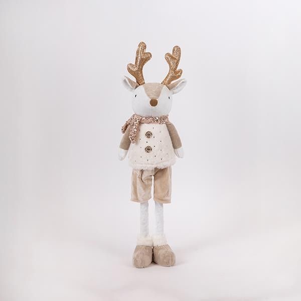 ΑΝΤΡΑΣ ΤΑΡΑΝΔΟΣ, ΜΕ ΣΑΜΠΑΝΙ  ΡΟΥΧΑ, 47cm Eurolamp 600-46648