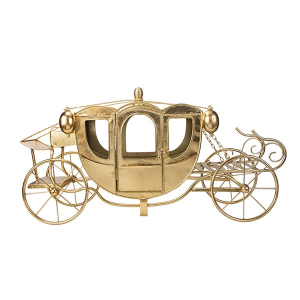 ΜΕΤΑΛΛΙΚΗ ΑΜΑΞΑ ΧΡΥΣΗ 72.5x26x38.5cm Eurolamp 600-48627