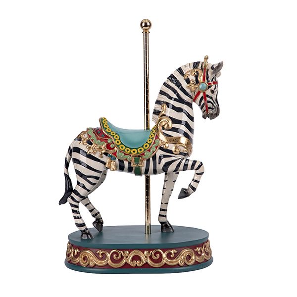 ΖΕΒΡΑ ΚΑΡΟΥΖΕΛ ΠΟΛΥΡΕΖΙΝ 27.6x17.7x44.4cm Eurolamp 600-49491