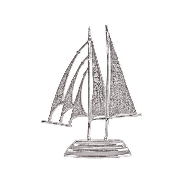 ΚΑΡΑΒΙ ΜΕΤΑΛΛΙΚΟ ΑΣΗΜΙ 30x7.5x40cm Eurolamp 819-01820