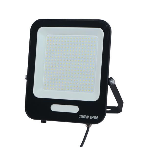 ΠΡΟΒΟΛΕΑΣ LED SMD 200W ΜΑΥΡΟΣ IP66 4000K PLUS Eurolamp 147-69022