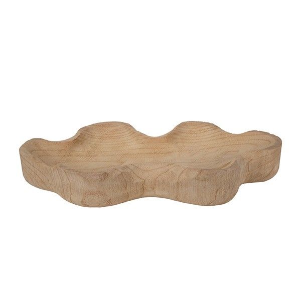 ΔΙΑΚΟΣΜΗΤΙΚΗ ΠΙΑΤΕΛΑ ΞΥΛΙΝΗ ΦΥΣΙΚΟ 50x23.5x8cm Eurolamp 819-01706