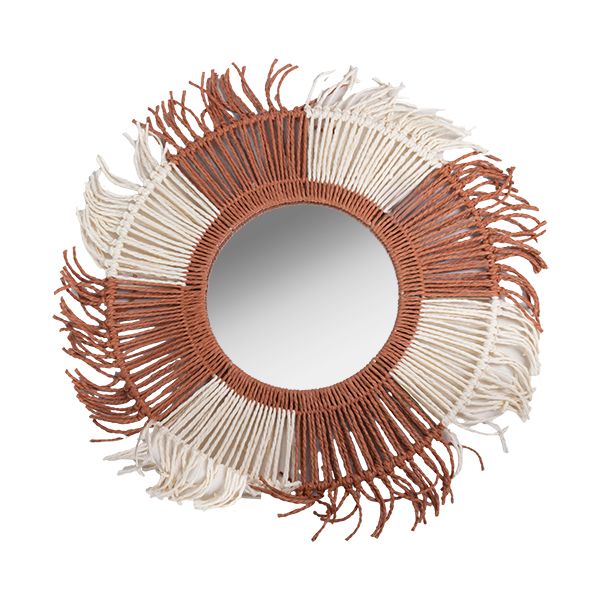 ΚΑΘΡΕΦΤΗΣ ΜΕ ΠΛΕΞΗ ΛΕΥΚΟΣ - ΚΟΚΚΙΝΟΣ 63x2x63cm Eurolamp 811-70018