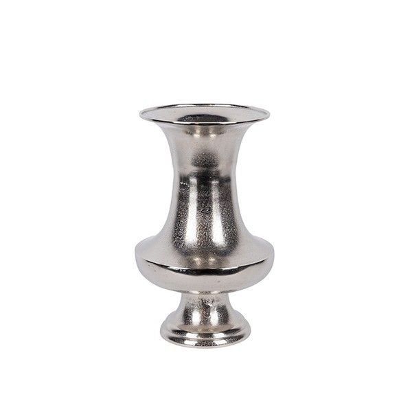 ΒΑΖΟ ΜΕΤΑΛΛΙΚΟ ΑΣΗΜΙ 21.5x20.5x35.5cm Eurolamp 819-01087