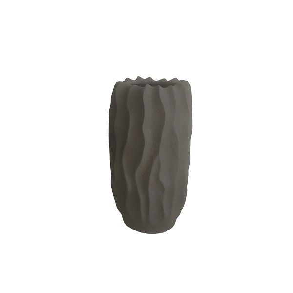 ΒΑΖΟ ΚΕΡΑΜΙΚΟ ΚΑΦΕ 21x21x37.5cm Eurolamp 819-01846