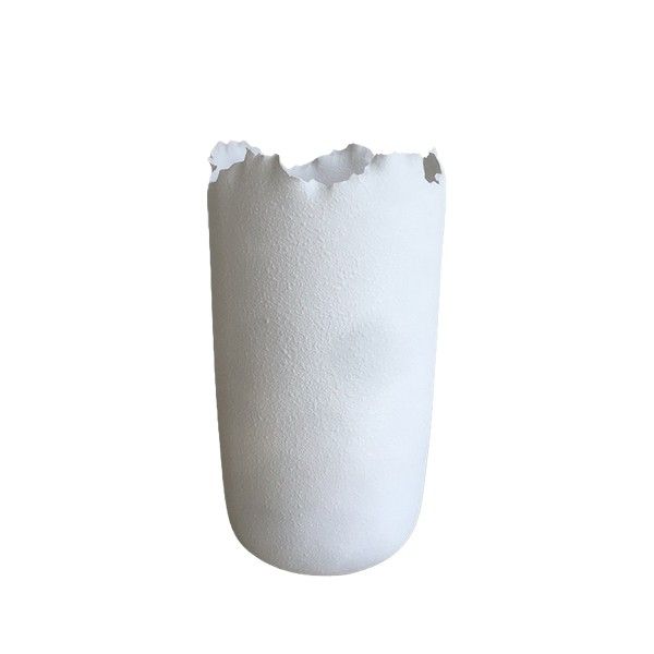ΒΑΖΟ ΚΕΡΑΜΙΚΟ ΛΕΥΚΟ 15x15x28.5cm Eurolamp 819-01852