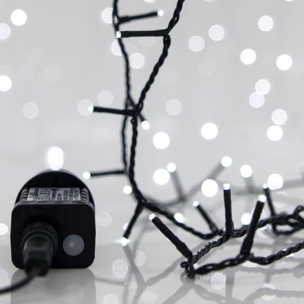 ΣΕΙΡΑ, 900 LED 3mm, 31V ΜΕΤΑΣΧΗΜΑΤΙΣΤΗ, 8 ΠΡΟΓΡΑΜΜΑΤΑ & ΜΝΗΜΗ, ΠΡΑΣΙΝΟ PVC ΚΑΛΩΔΙΟ, ΛΕΥΚΟ LED, ΑΝΑ 5cm, ΠΡΟΕΚΤΑΣΗ ΠΑΡΟΧΗΣ 3m ΙΡ44 Eurolamp 600-13520