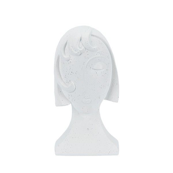 ΦΙΓΟΥΡΑ ΓΥΝΑΙΚΑ ΠΟΛΥΡΕΖΙΝ ΛΕΥΚΗ14x12x26.3cm Eurolamp 819-01607