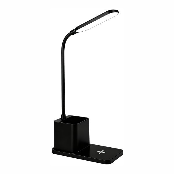 ΦΩΤΙΣΤΙΚΟ LED ΓΡΑΦΕΙΟΥ ΜΕ ΒΑΣΗ ΑΣΥΡΜΑΤΗΣ ΦΟΡΤΙΣΗΣ CCT ΜΑΥΡΟ Spotlight 6056