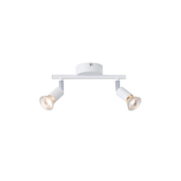 ΣΠΟΤ ΚΙΝΗΤΟ ΜΕΤΑΛΛΟ 2ΦΩΤΟ 2XGU10 Max 7W 220X80X125mm ΛΕΥΚΟ ARTE ILLUMINA VORRAS Eurolamp 145-25240