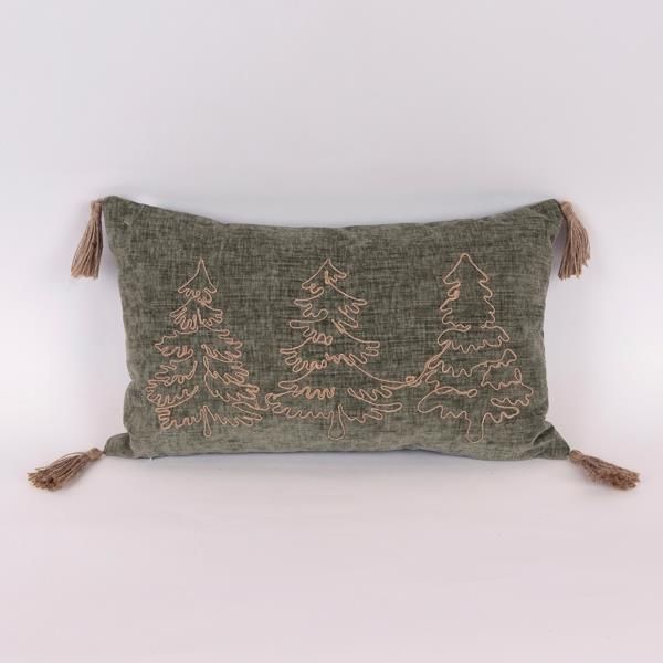 ΜΑΞΙΛΑΡΙ ΛΑΔΙ, ΜΕ ΧΡΙΣΤΟΥΓΕΝΝΙΑΤΙΚΑ ΔΕΝΤΡΑ, 30x50cm Eurolamp 600-46020