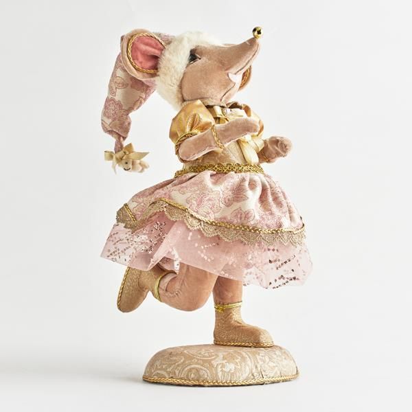 ΚΥΡΙΑ ΠΟΝΤΙΚΙ, ΜΕ ΡΟΖ ΡΟΥΧΑ, 30x27x57cm Eurolamp 600-44075