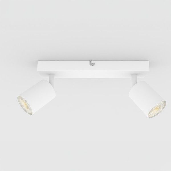 ΣΠΟΤ ΟΡΟΦΗΣ ΔΙΠΛΟ GU10 Max5w Φ200x60x105mm S1962 ΛΕΥΚΟ ARTE ILLUMINA BRAVA Eurolamp 144-60013