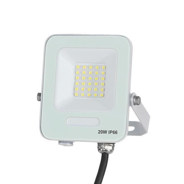 ΠΡΟΒΟΛΕΑΣ LED SMD 20W ΛΕΥΚΟΣ IP66 4000K PLUS Eurolamp 147-69034