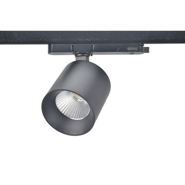 ΣΠΟΤ ΡΑΓΑΣ DIMMING LED 28W 4000K TRIAC 4 ΓΡΑΜΜΩΝ ΜΑΥΡΟ PRO Eurolamp 145-59331