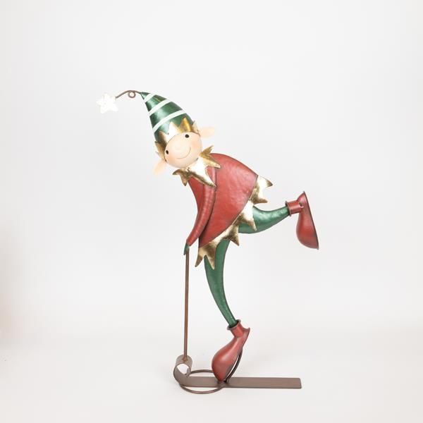 ΜΕΤΑΛΛΙΚΟ ΞΩΤΙΚΟ ΜΕ ΠΑΤΙΝΙ, 54.61cm Eurolamp 600-46491