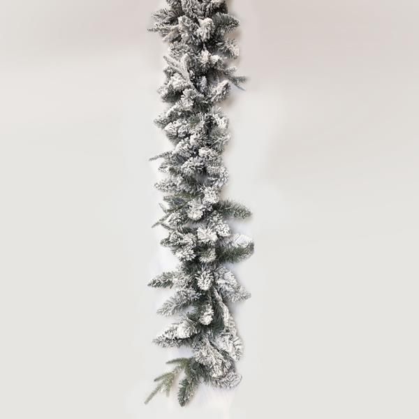 ΓΙΡΛΑΝΤΑ ΧΙΟΝΙΣΜΕΝΗ, PE KAI PVC, 200cm Eurolamp 600-30637