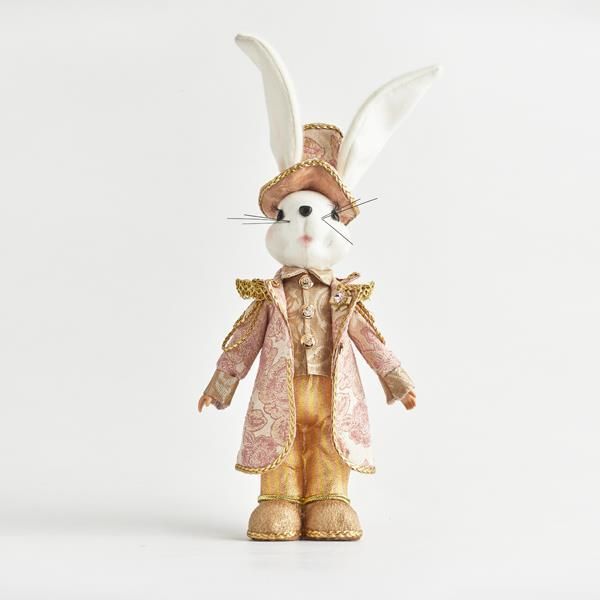 ΚΥΡΙΟΣ ΛΑΓΟΣ ΜΕ ΡΟΖ ΡΟΥΧΑ, 19x10x42cm Eurolamp 600-44073