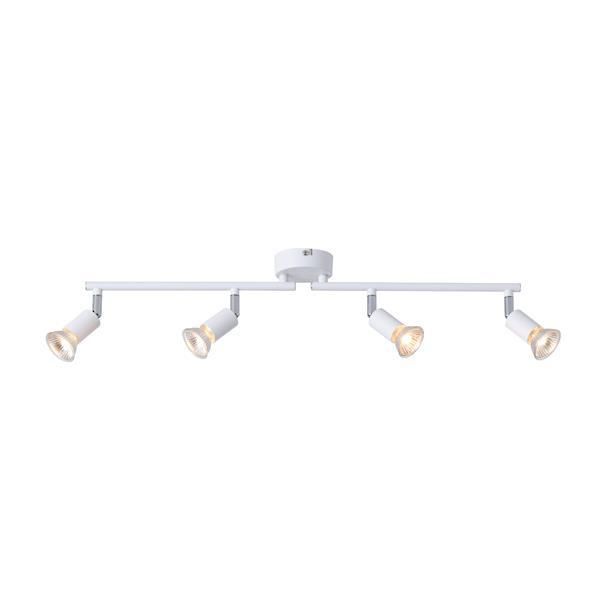 ΣΠΟΤ ΚΙΝΗΤΟ ΜΕΤΑΛΛΟ 4ΦΩΤΟ 3XGU10 Max 7W 600X80X125mm ΛΕΥΚΟ ARTE ILLUMINA VORRAS Eurolamp 145-25242