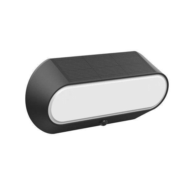 ΑΠΛΙΚΑ ΟΒΑΛ ΜΕ ΗΛΙΑΚΟ PANEL 5W 500LM 3000Κ IP54 ARTE ILLUMINA Eurolamp 145-20826