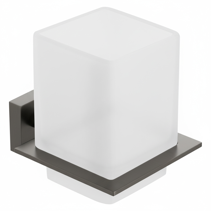 Ποτηροθήκη Γυαλί Γραφίτης Bronze Art Genesis 20G1-81