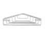Ράφι γωνιακό chrome Sealskin Elementals  66362354718