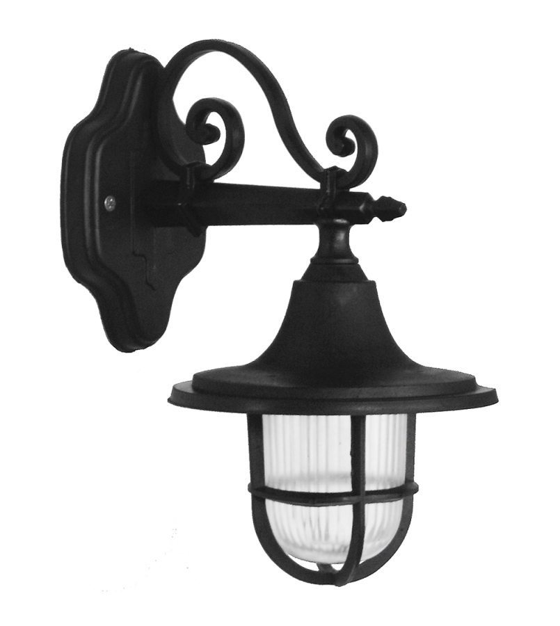 Απλίκα επιτοίχια  LP-700ΑΚ BLACK Heronia 07-1135