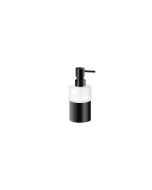 Dispenser Αντλία Επικαθήμενη Black Mat Sanco Glass Bathroom Set  90311-M116