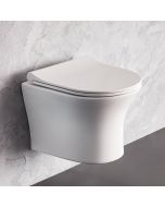 Λεκάνη Κρεμαστή 48,5 εκ. Rimless Κάλυμμα Slim Soft Close Bianco Ceramica Aida AD11000SC