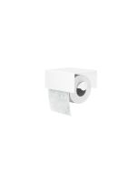 Χαρτοθήκη με καπάκι Ορείχαλκος White Mat Sanco Toilet Roll Holders Pro 0856-M101