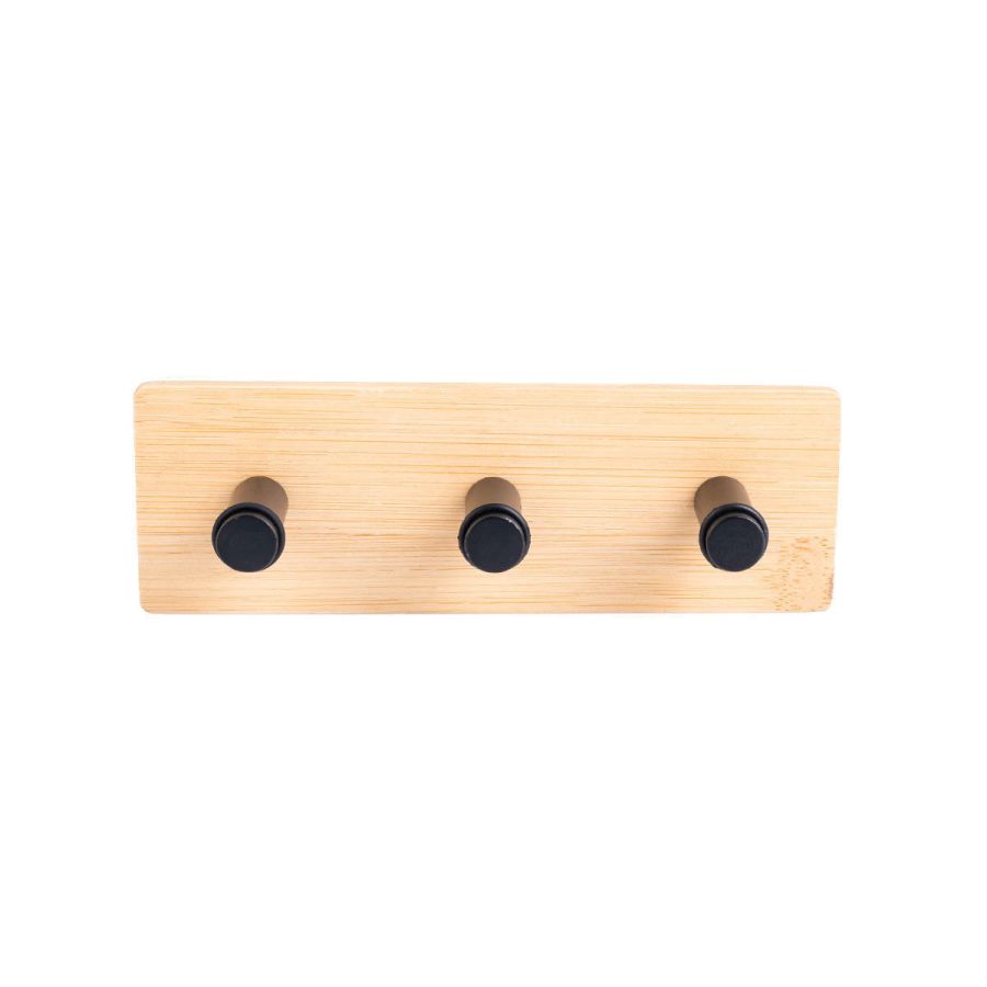 Κρεμάστρα Επιτοίχα Μεταλλική 3 Θέσεων 15x3,8x5cm Estia Home Art Bamboo Essentials 02-12809