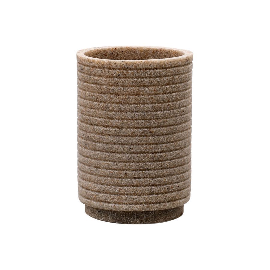 Ποτηροθήκη Μπάνιου για Οδοντόβουρτσες Beige Estia Home Art 02-1865